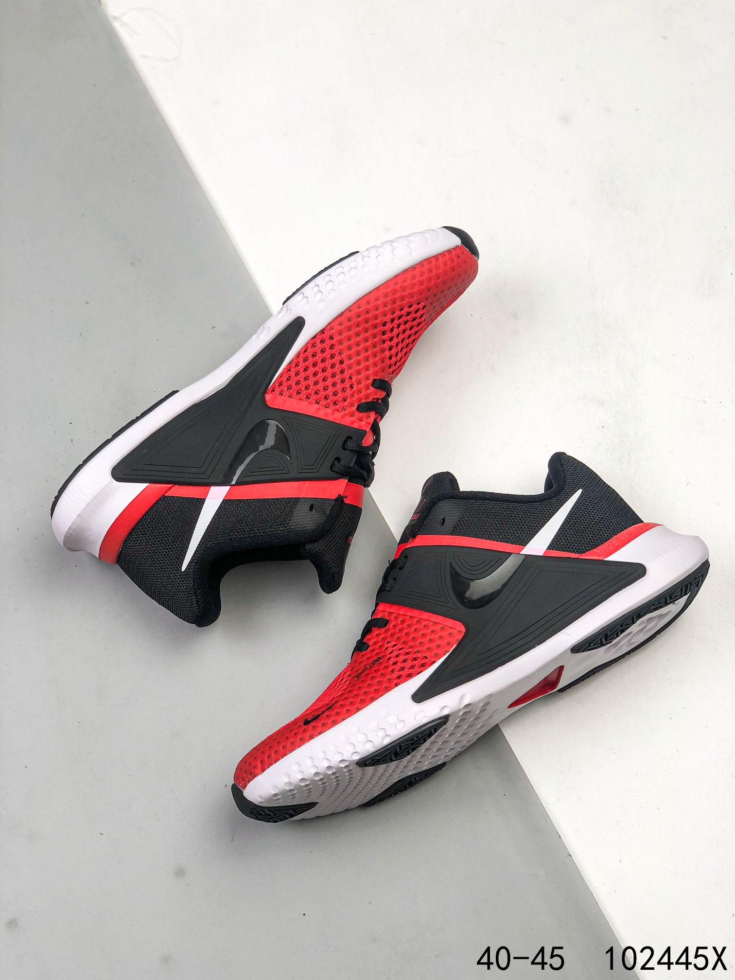 Nike Renew Red Black White Shoes